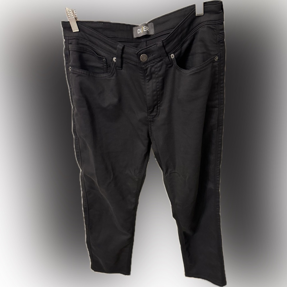 DUER DU/ER NO SWEAT STRAIGHT PANTS 32x30 BLACK BRAND NEW WITHOUT TAGS